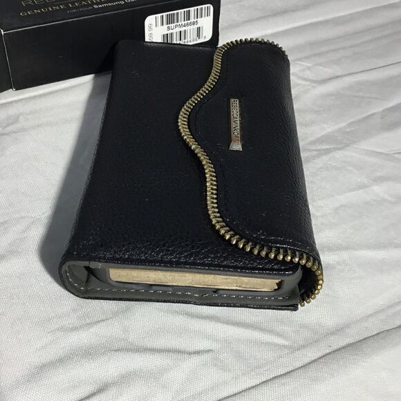 Rebecca Minkoff Leather Folio Wristlet Galaxy S7 J - Picture 6 of 7
